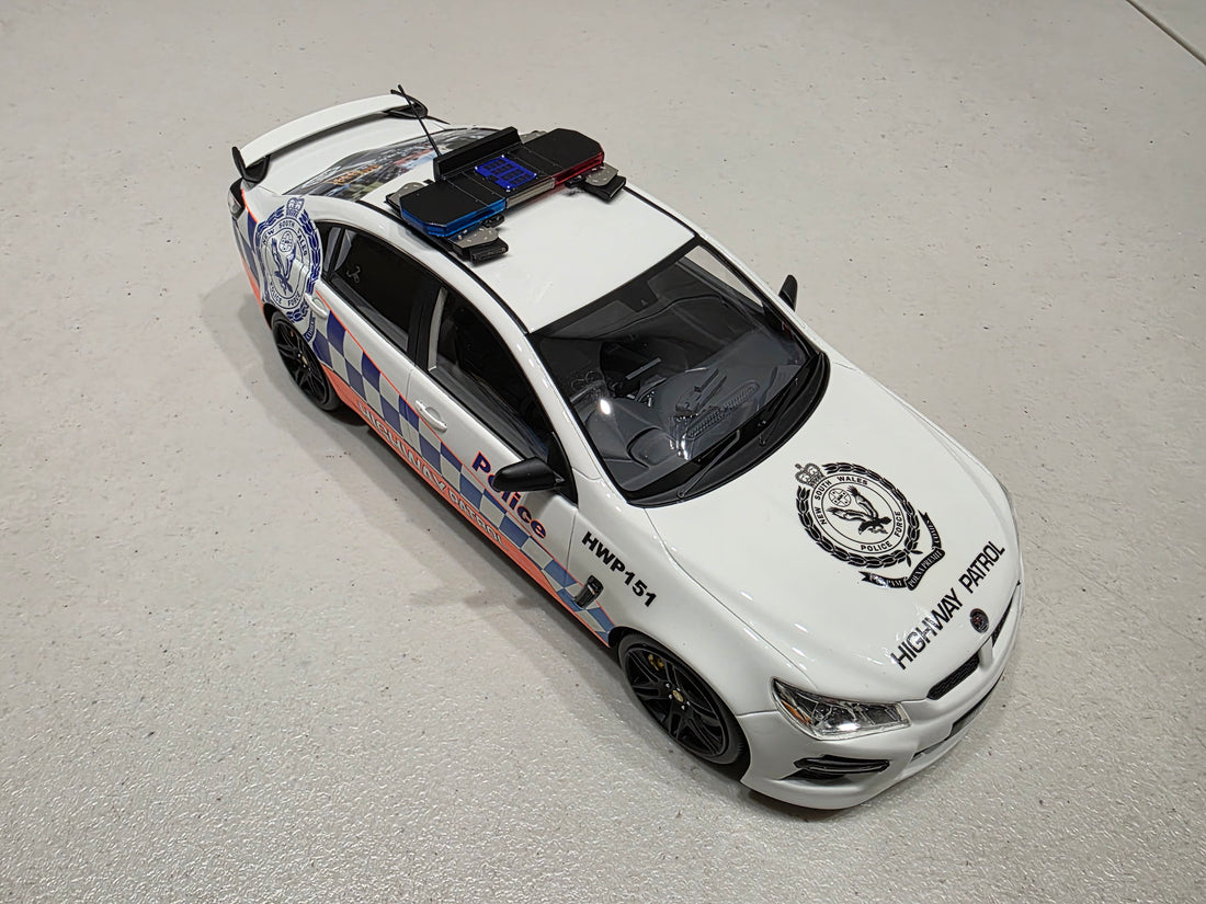 2013 VF HSV GEN-F GTS - NSW POLICE CAR - 1:18 SCALE MODEL - APEX REPLICAS