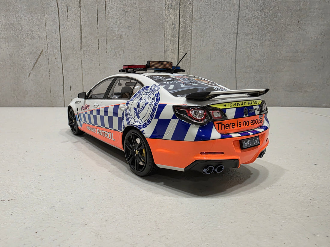 2013 VF HSV GEN-F GTS - NSW POLICE CAR - 1:18 SCALE MODEL - APEX REPLICAS