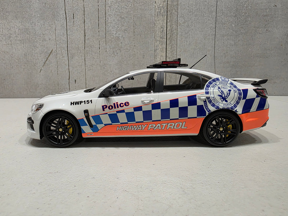 2013 VF HSV GEN-F GTS - NSW POLICE CAR - 1:18 SCALE MODEL - APEX REPLICAS