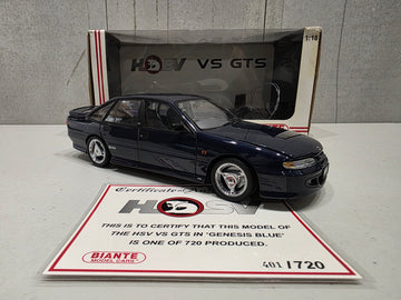 HSV VS GTS - 1:18 SCALE DIECAST MODEL - GENESIS BLUE - BIANTE