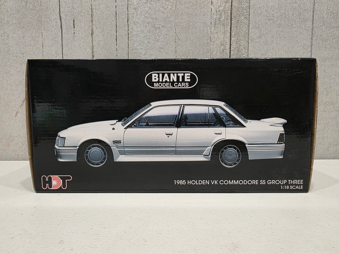 1985 HOLDEN VK COMMODORE SS GROUP THREE - 1:18 SCALE DIECAST MODEL - BIANTE