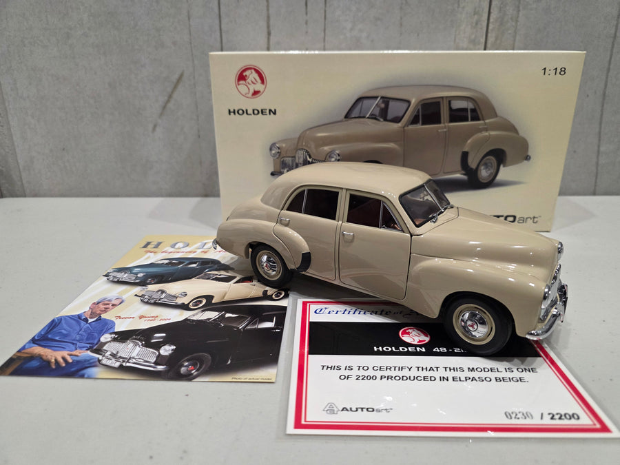 HOLDEN FX 48-215 SEDAN - ELPASO BEIGE - 1:18 SCALE DIECAST MODEL - AUTOart