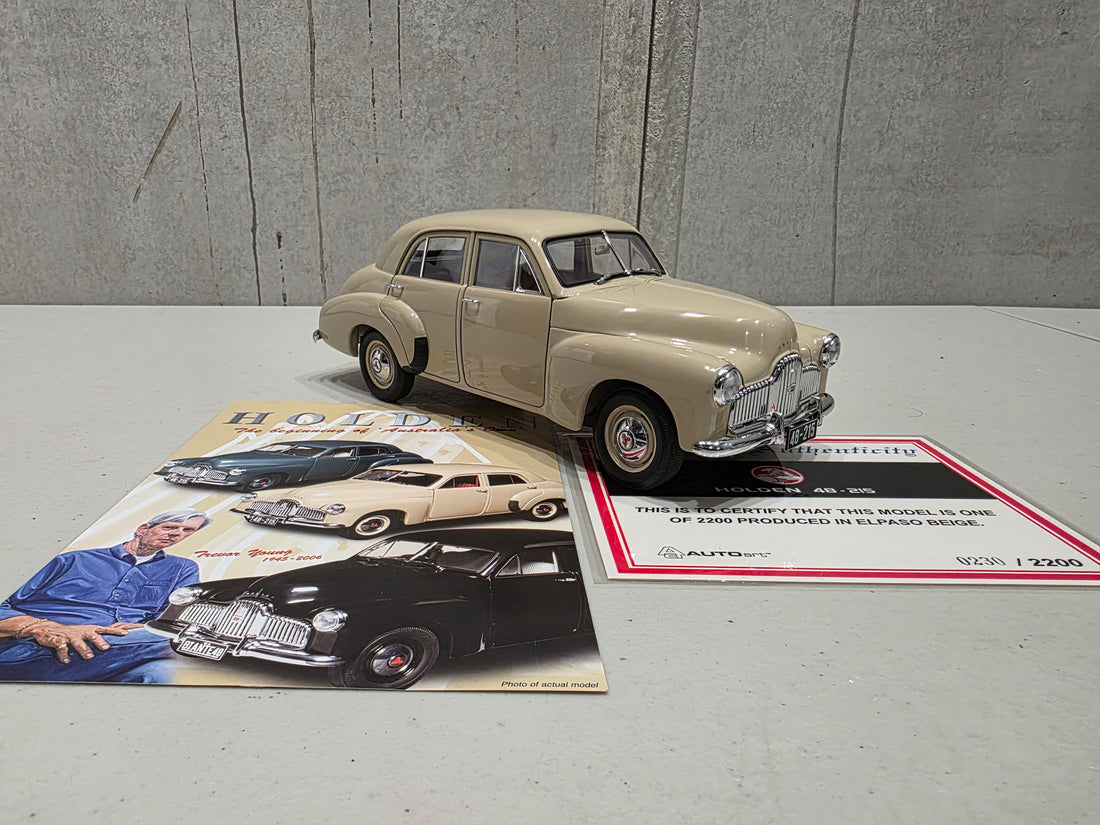 HOLDEN FX 48-215 SEDAN - ELPASO BEIGE - 1:18 SCALE DIECAST MODEL - AUTOart