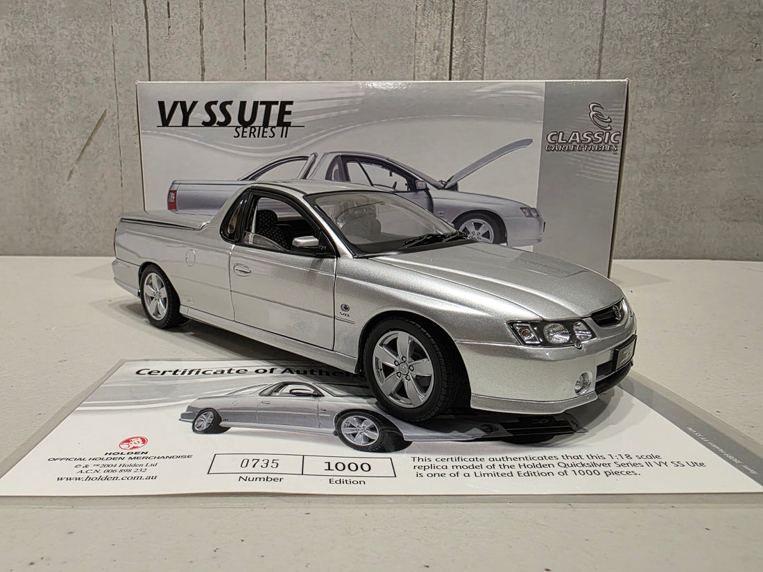 HOLDEN VY SS UTE - QUICKSILVER - 1:18 SCALE DIECAST MODEL