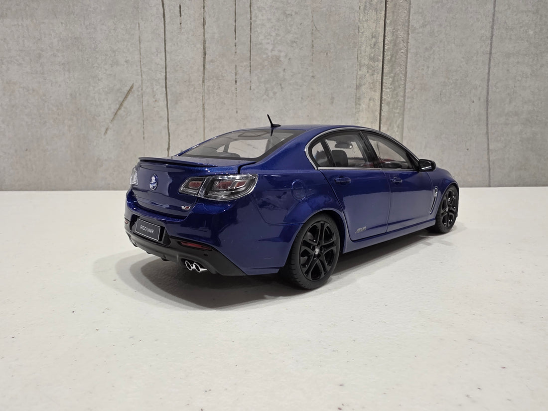 HOLDEN VF COMMODORE SSV REDLINE - SLIPSTREAM BLUE - 1:18 SCALE DIECAST MODEL - BIANTE