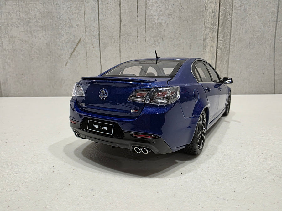 HOLDEN VF COMMODORE SSV REDLINE - SLIPSTREAM BLUE - 1:18 SCALE DIECAST MODEL - BIANTE