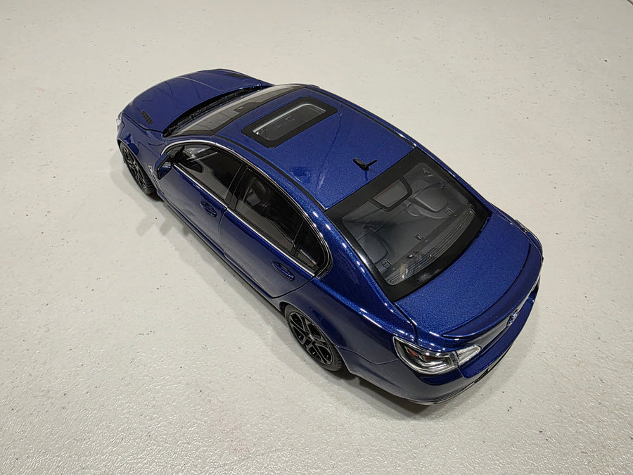 HOLDEN VF COMMODORE SSV REDLINE - SLIPSTREAM BLUE - 1:18 SCALE DIECAST MODEL - BIANTE