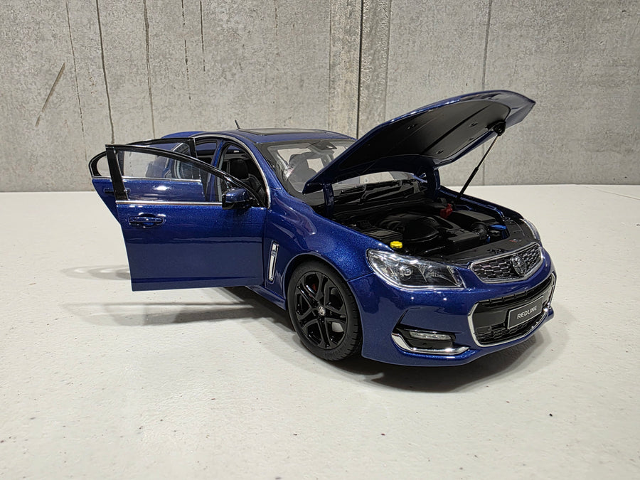 HOLDEN VF COMMODORE SSV REDLINE - SLIPSTREAM BLUE - 1:18 SCALE DIECAST MODEL - BIANTE