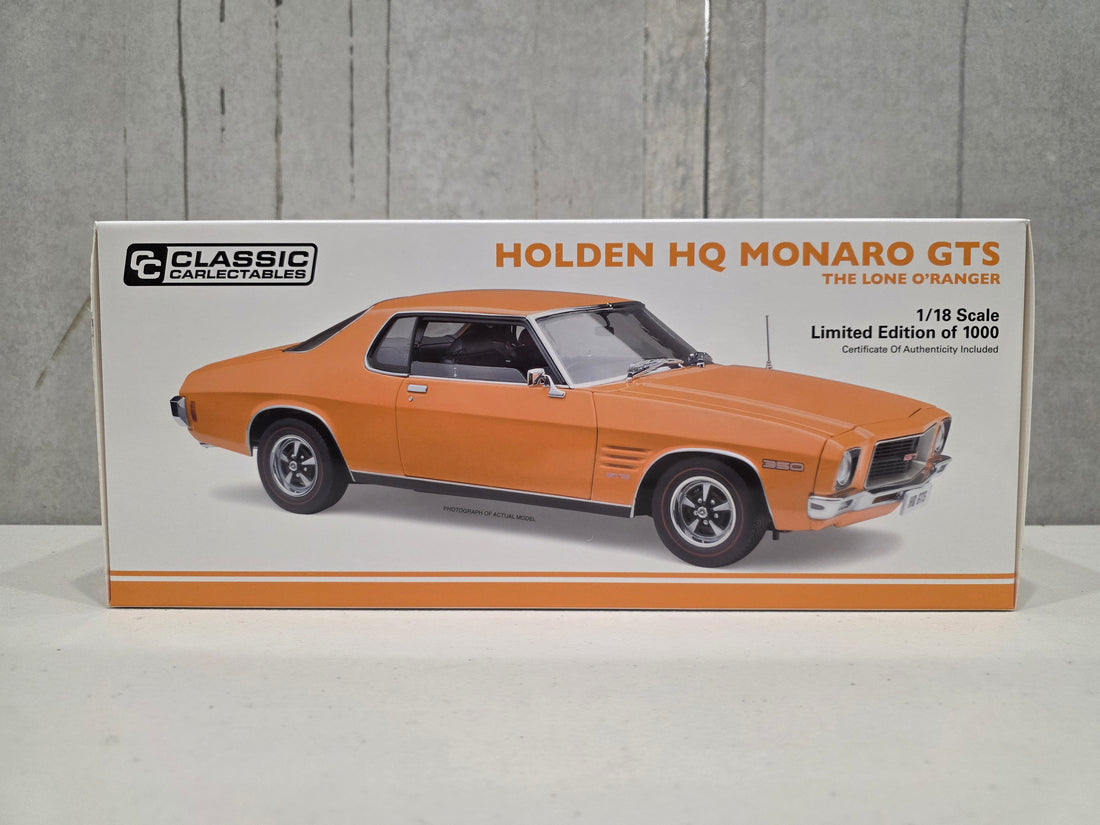 Holden HQ Monaro 350 GTS - The Lone O’Ranger - 1972 - 1:18 Scale Diecast Model