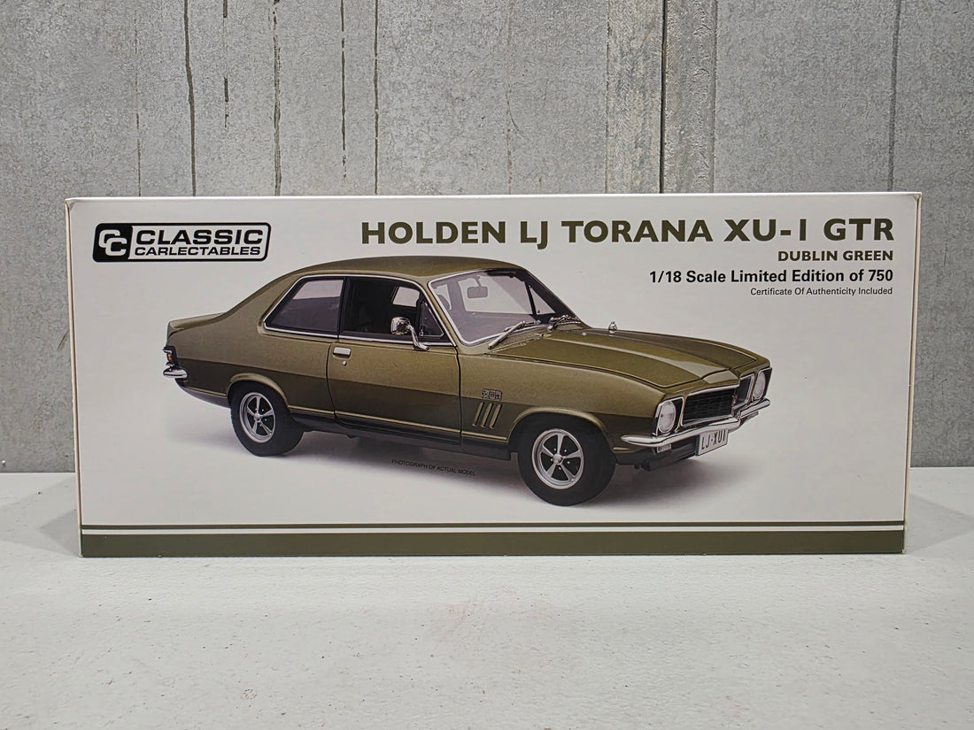 HOLDEN LJ TORANA XU-1 GTR - DUBLIN GREEN - 1:18 SCALE DIECAST MODEL