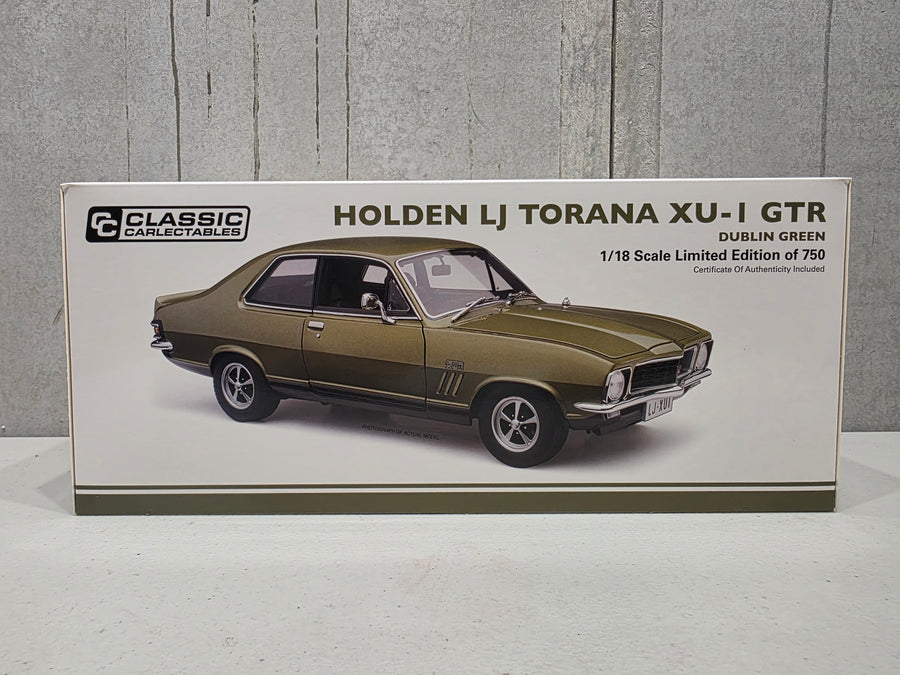 HOLDEN LJ TORANA XU-1 GTR - DUBLIN GREEN - 1:18 SCALE DIECAST MODEL