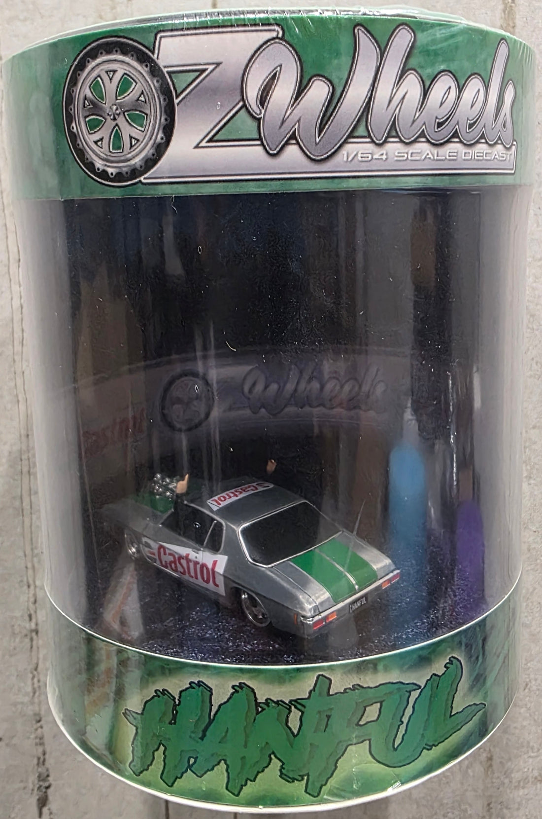 OZ WHEELS - HANDFUL - "CASTROL" BLOWN HOLDEN HQ MONARO COUPE - SUMMERNATS EDITION - RAW CHASE EDITION- 1:64 SCALE DIECAST MODEL - SERIES 2- DDA