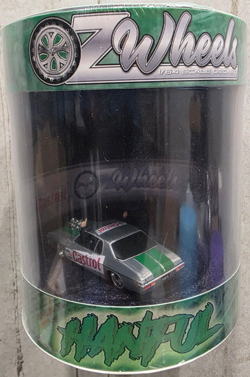 OZ WHEELS - HANDFUL - "CASTROL" BLOWN HOLDEN HQ MONARO COUPE - SUMMERNATS EDITION - RAW CHASE EDITION- 1:64 SCALE DIECAST MODEL - SERIES 2- DDA