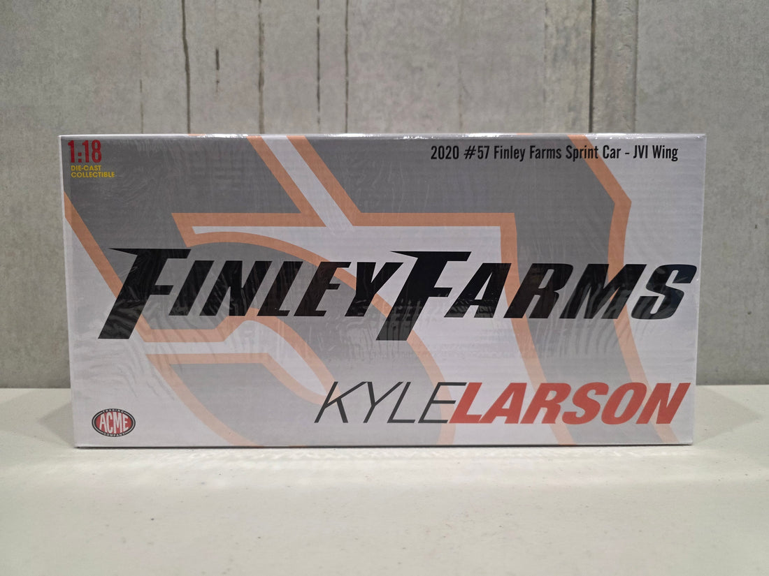 KYLE LARSON 2020 #57 FINLEY FARMS - JVI WING - 1:18 SCALE DIECAST MODEL