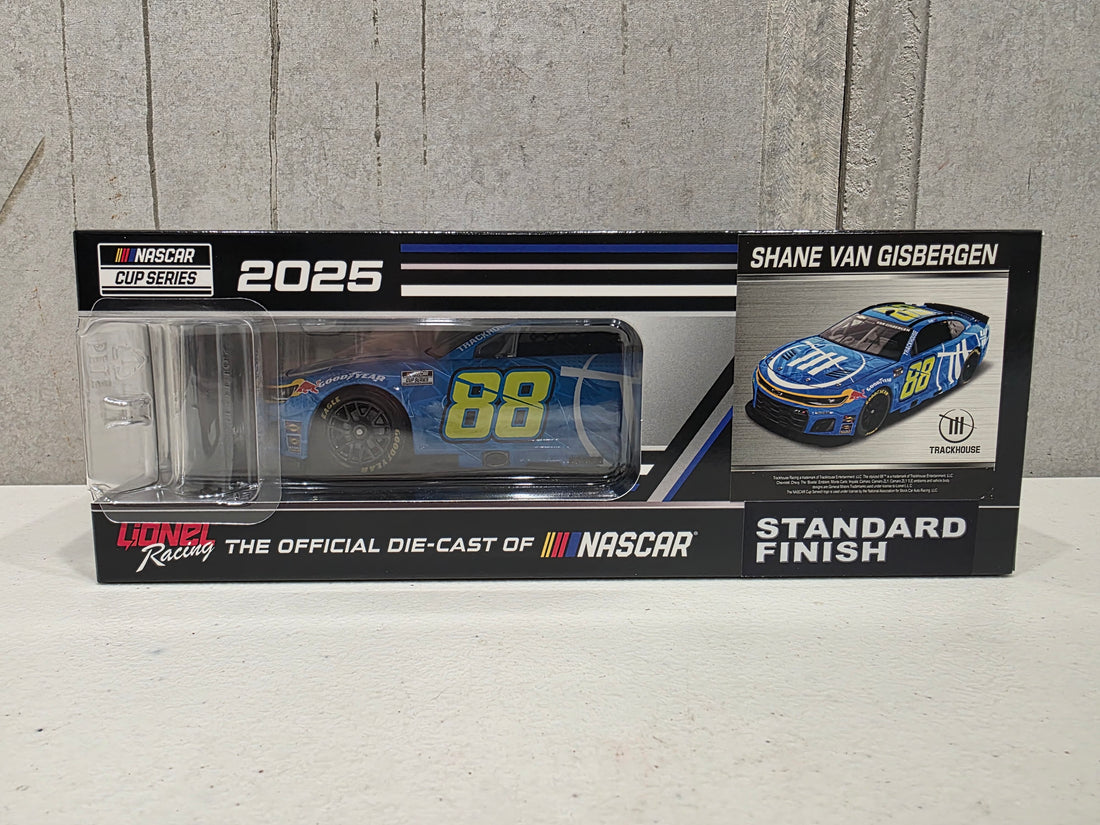 SHANE VAN GISBERGEN AUTOGRAPHED 2025 TRACKHOUSE 1:24 SCALE ARC DIECAST