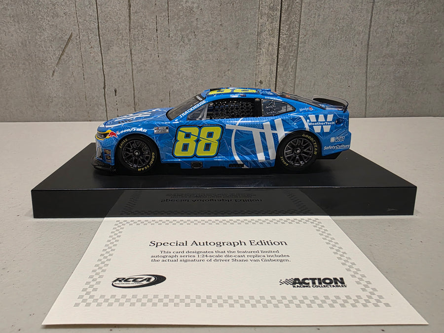 SHANE VAN GISBERGEN AUTOGRAPHED 2025 TRACKHOUSE 1:24 SCALE ARC DIECAST