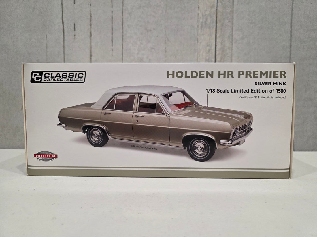 HOLDEN HR PREMIER - SIVER MINK - 1:18 SCALE DIECAST MODEL