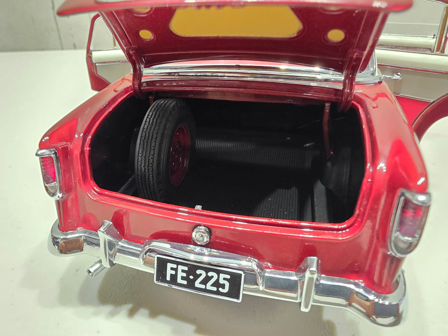 HOLDEN FE SPECIAL - CASCADE WHITE OVER ETNA MAROON - 1:18 SCALE DIECAST MODEL