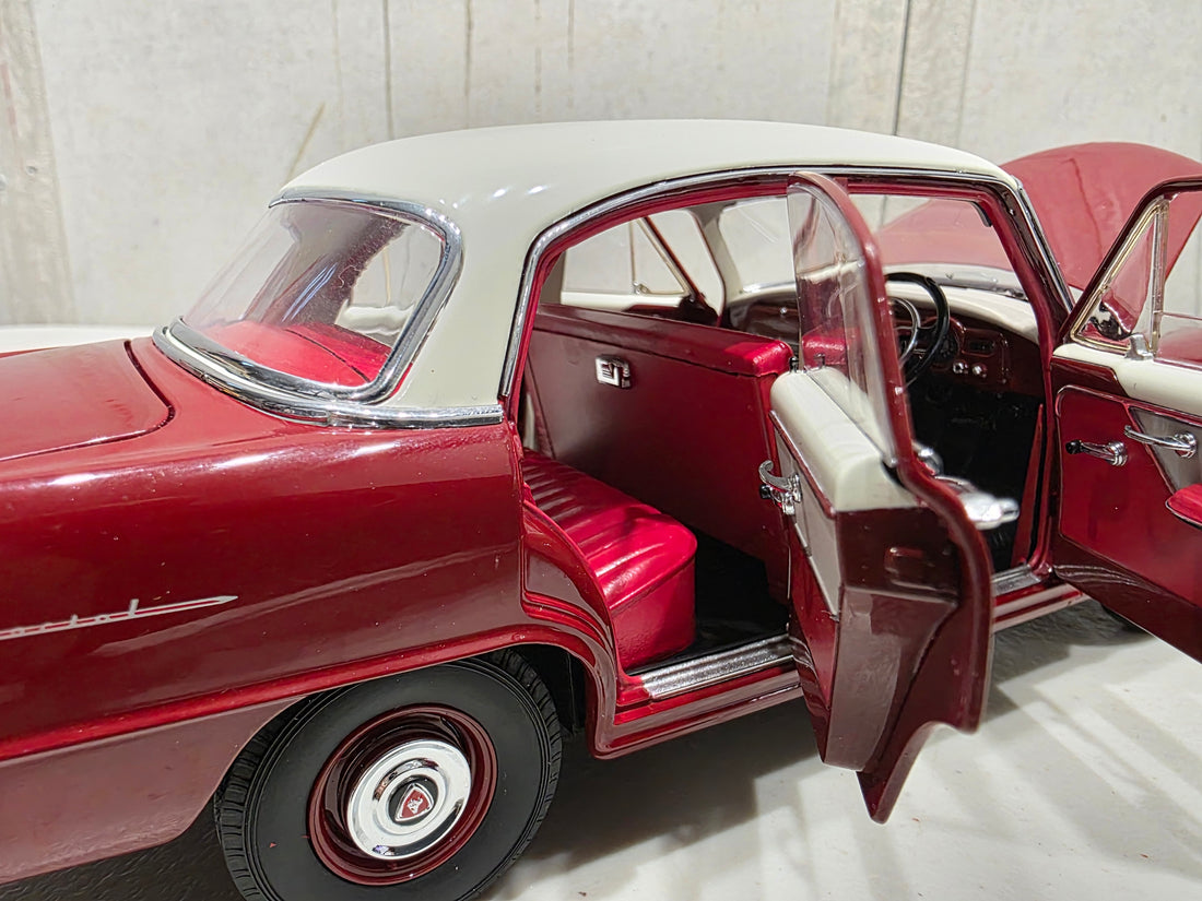HOLDEN FE SPECIAL - CASCADE WHITE OVER ETNA MAROON - 1:18 SCALE DIECAST MODEL
