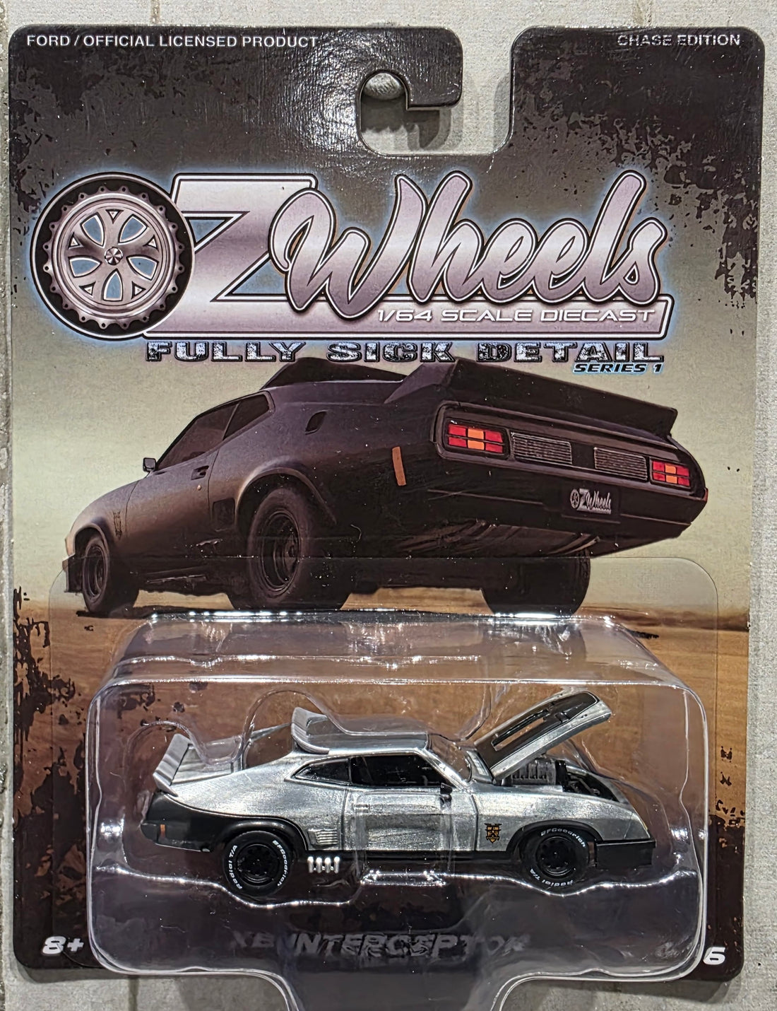 OZ WHEELS - XB Interceptor - Fully Sick - Raw Chase Edition - 1:64 Scale Diecast Model