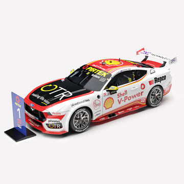 *PRE-ORDER* Brodie Kostecki / Todd Hazelwood - Shell V-Power Racing Team #38 Ford Mustang GT - 2025 AirTouch 500 at The Bend Winner - 1:18 Scale Diecast Model - Authentic Collectables