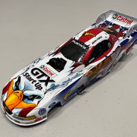 2004 JOHN FORCE & NORWALK RACEWAY PARK "FREEDOM'S FLIGHT" CASTROL GTX MUSTANG FUNNY CAR - 1:24 SCALE DIECAST MODEL - ACTION