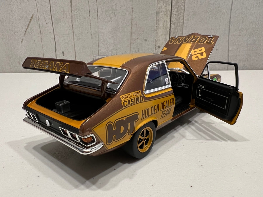 HOLDEN LJ XU-1 TORANA 1972 BATHURST WINNER 50TH ANNIVERSARY GOLD LIVERY 1:18 DIECAST MODEL