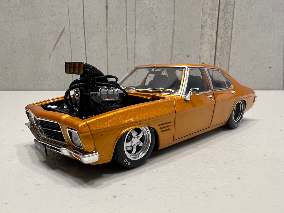 *PRE-ORDER* "KILLER HQ" Gold Blown 4 Door Monaro - 1:24 Scale Diecast Model - DDA