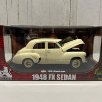 1948 CREAM FX HOLDEN SEDAN - 1:24 SCALE DIECAST MODEL - DDA