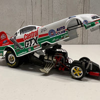 2008 JOHN FORCE - CASTROL RETRO MUSTANG NHRA FUNNY CAR - 1:24 SCALE DIECAST MODEL - ACTION