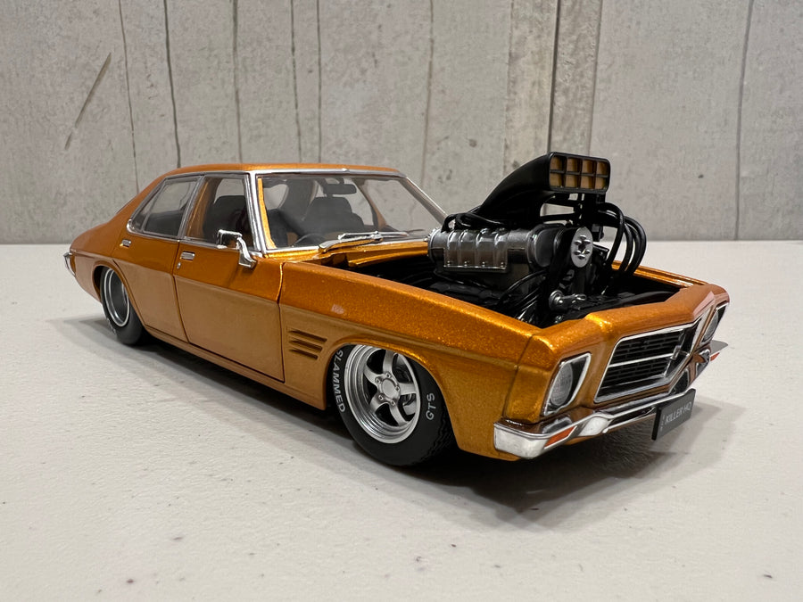 *PRE-ORDER* "KILLER HQ" Gold Blown 4 Door Monaro - 1:24 Scale Diecast Model - DDA