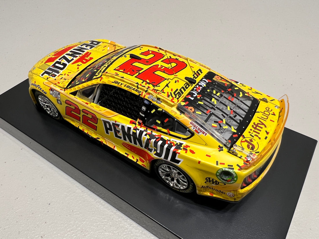 JOEY LOGANO 2022 PENNZOIL LAS VEGAS RACED WIN 1:24 ELITE DIECAST