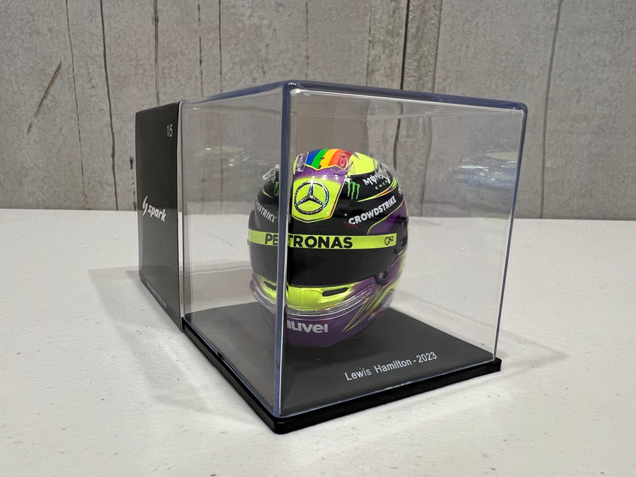 Lewis Hamilton  Mercedes-AMG - 2023 - 1.5 Scale Resin Model Helmet