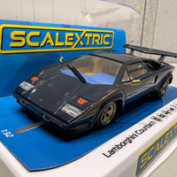 Scalextric Lamborghini Countach Blue and Gold