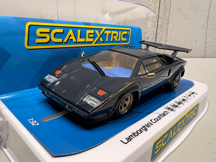 Scalextric Lamborghini Countach Blue and Gold