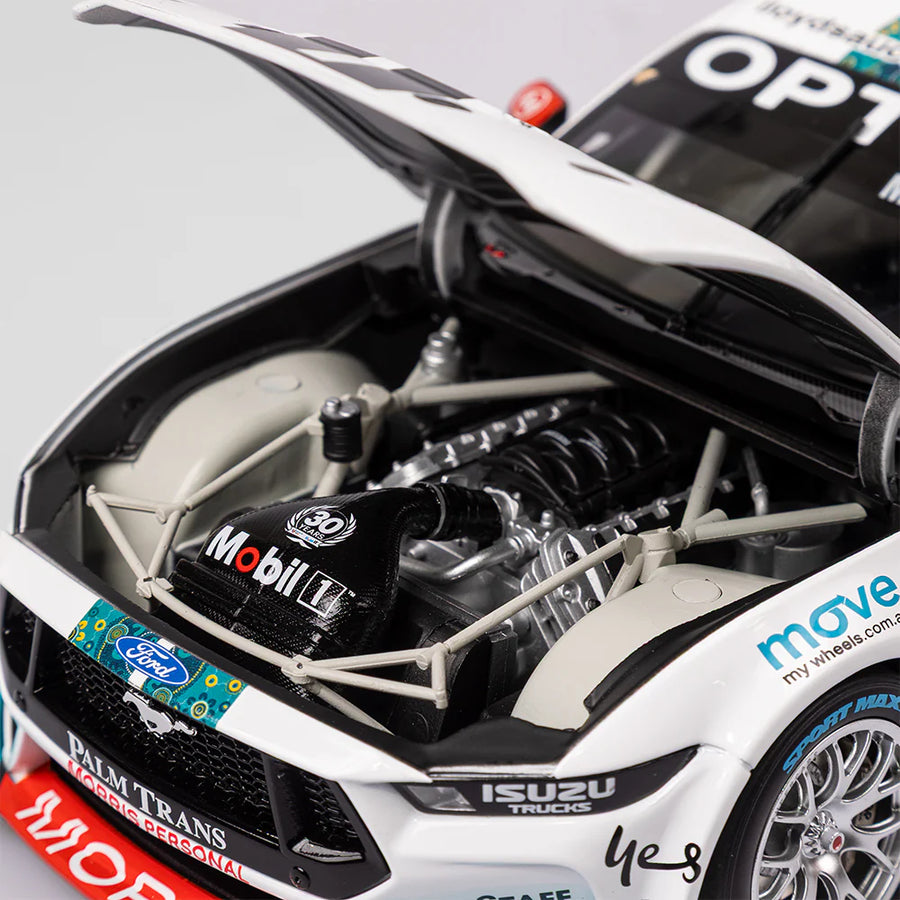 Chaz Mostert - Mobil 1 Optus Racing #25 Ford Mustang GT - 2023 Darwin Triple Crown Indigenous Round -1:18 Scale Diecast Model - Authentic Collectables