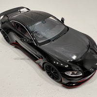 Aston Martin V12 Vantage Jet Black - 1:18 Scale Resin Model Car - TOPSPEED