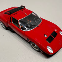 Lamborghini Miura SVR - Red / Black - 1:18 Scale Diecast Model Car - Kyosho