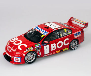 Team BOC #8 Holden VF Commodore Supercar 2016 Sandown 500 Retro Livery - 1:18 Scale Diecast Model - Authentic Collectables