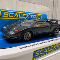 Scalextric Lamborghini Countach Blue and Gold