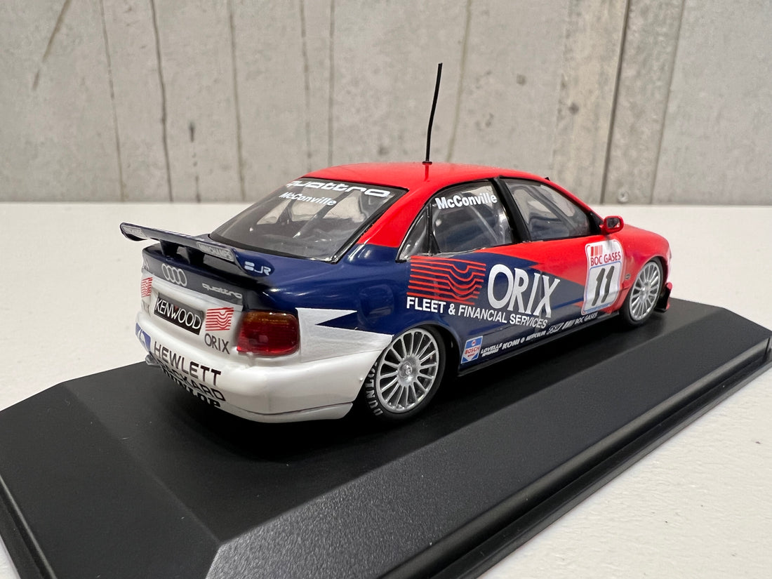 Cameron McConville #11 Team Orix Audi A4 Quatro 1997 Australian Super Touring Series - 1:43 Scale Diecast Model - MINICHAMPS