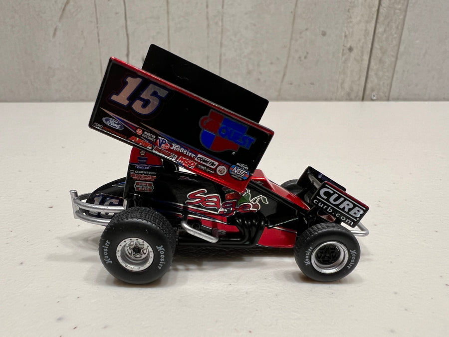 2022 #15 SAGE / CARQUEST SPRINT CAR - DONNY SCHATZ 1:50 SCALE DIECAST - CHROME - TEAM EXECUTIVE