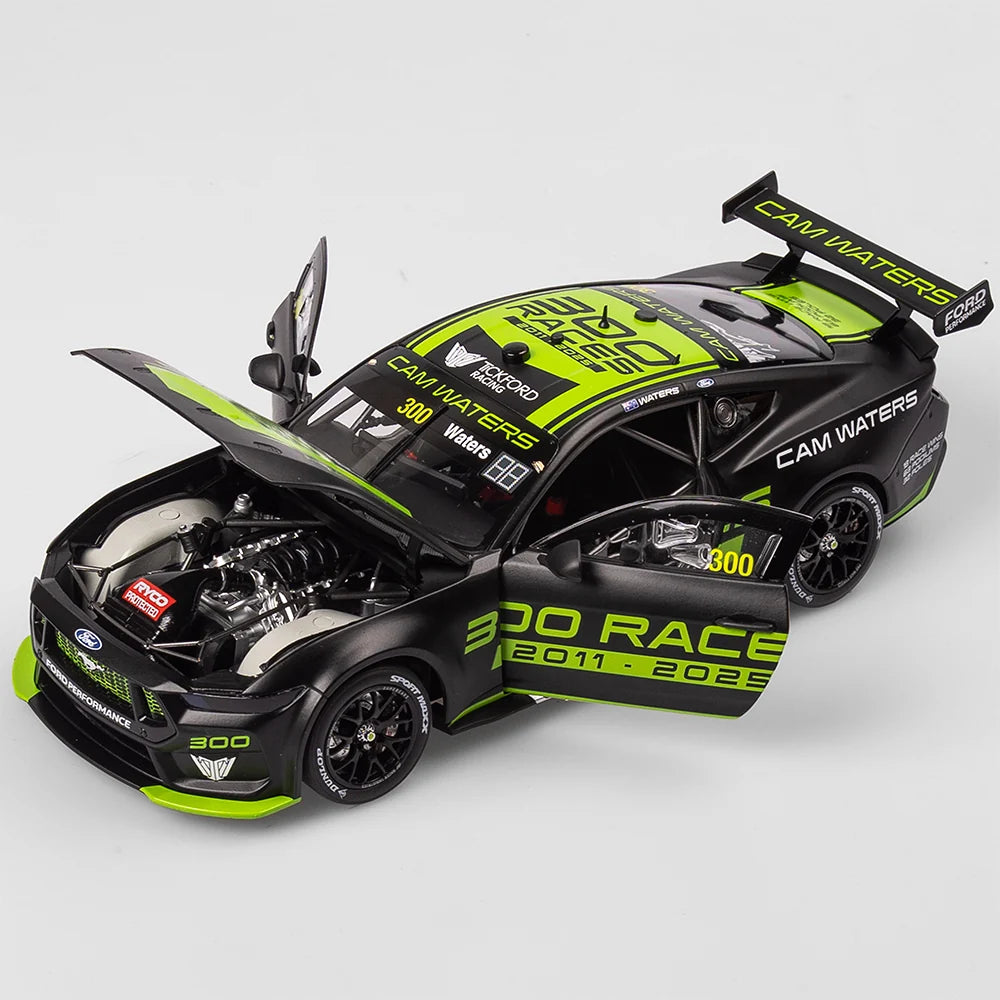 Cam Waters - Tickford Racing #300 Ford Mustang GT - Cam Waters 300 Races Special Edition - 1:18 Scale Diecast Model - Authentic Collectables