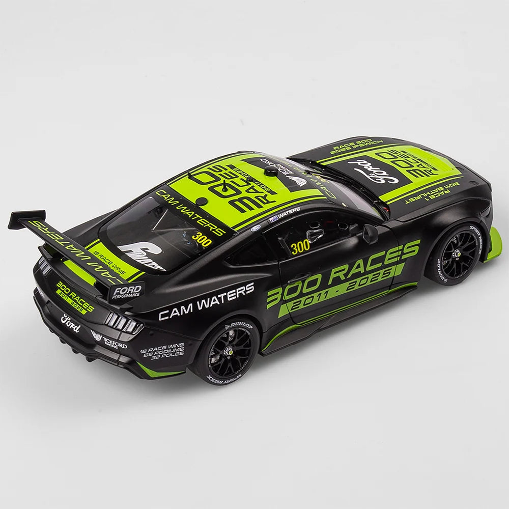 Cam Waters - Tickford Racing #300 Ford Mustang GT - Cam Waters 300 Races Special Edition - 1:18 Scale Diecast Model - Authentic Collectables