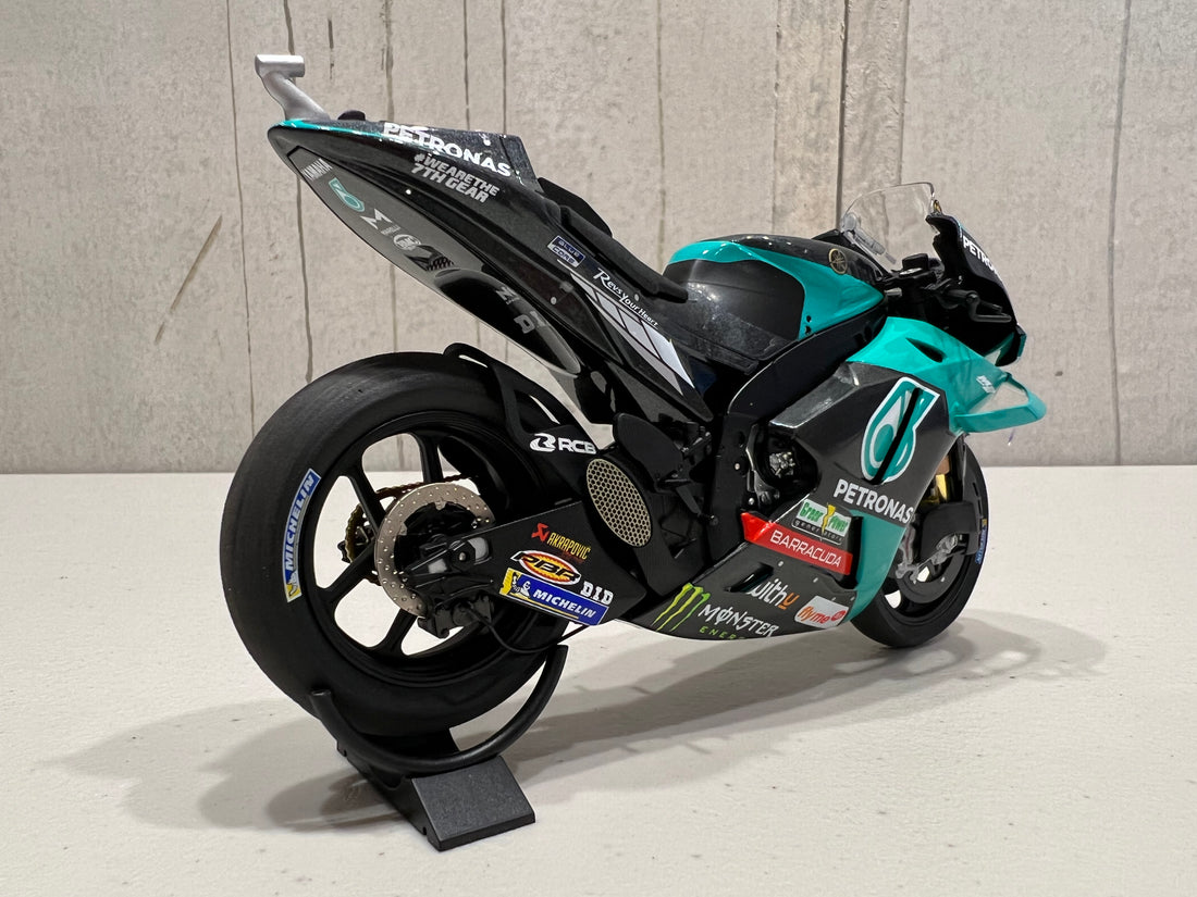 VALENTINO ROSSI 2021 YAMAHA YZR-M1 -TEAM PETRONAS YAMAHA SRT - 1:12 MOTOGP 2021 DIECAST MODEL