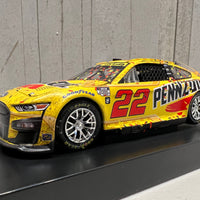 JOEY LOGANO 2022 PENNZOIL LAS VEGAS RACED WIN 1:24 ELITE DIECAST