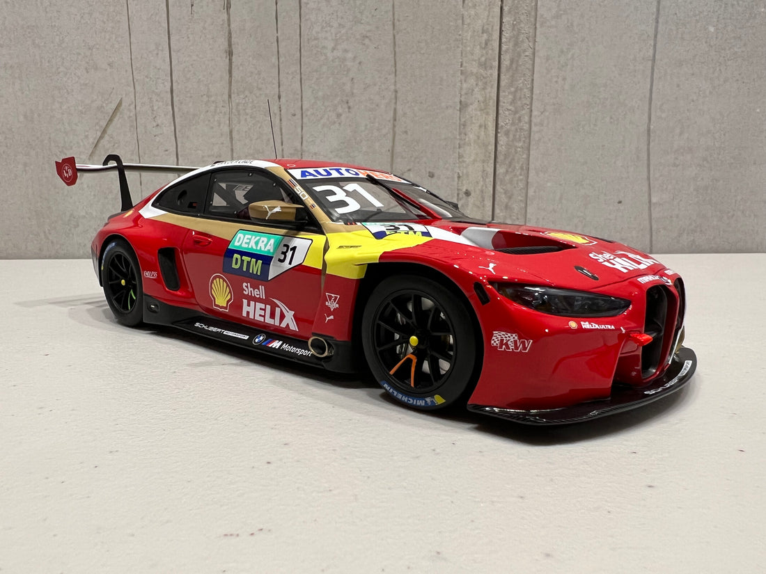 BMW M4 GT3 #31 Schubert Motorsport 2022 DTM Lausitzring Winner - 1:18 Scale Resin Model Car - Topspeed