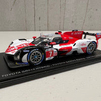 TOYOTA GR010 HYBRID No.7 TOYOTA GAZOO Racing - 2nd 24H Le Mans 2022 - M. Conway - K. Kobayashi - J. M. López - 1:43 Scale Resin Model Car - Spark