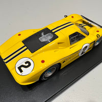 Ford GT40 Mk IV No.2 4th 24H Le Mans 1967 B. McLaren - M. Donohue - With Acrylic Cover - 1:18 Scale Resin Model Car - SPARK