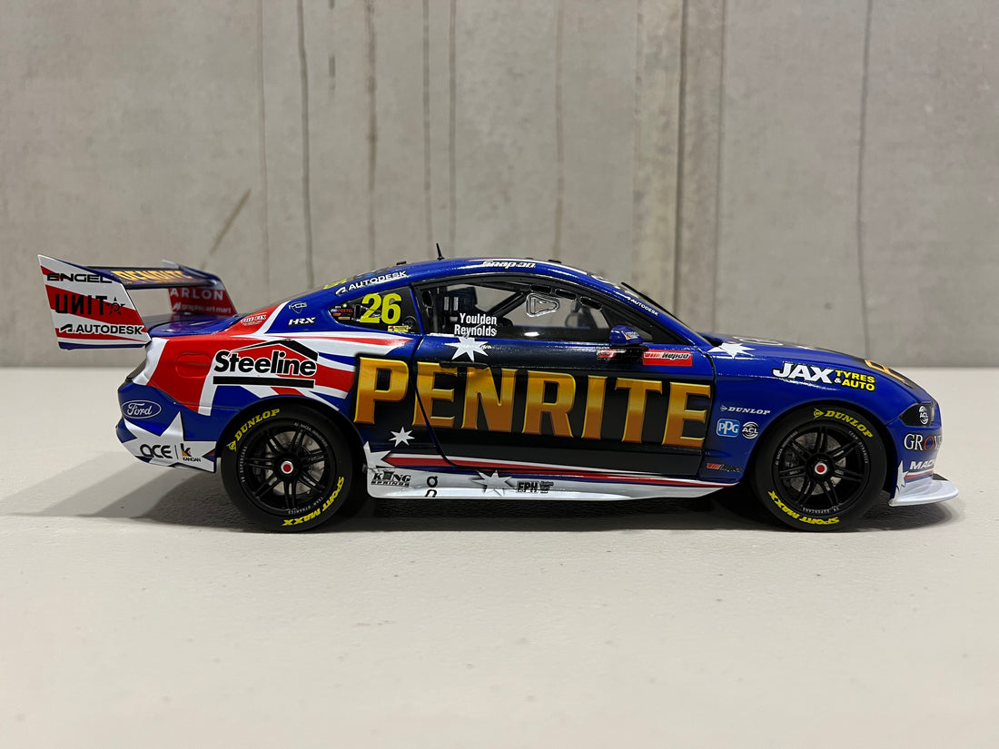 FORD GT MUSTANG - PENRITE RACING - REYNOLDS/YOULDEN #26 - REPCO Bathurst 1000 - 1:18 Scale Diecast Model Car - BIANTE